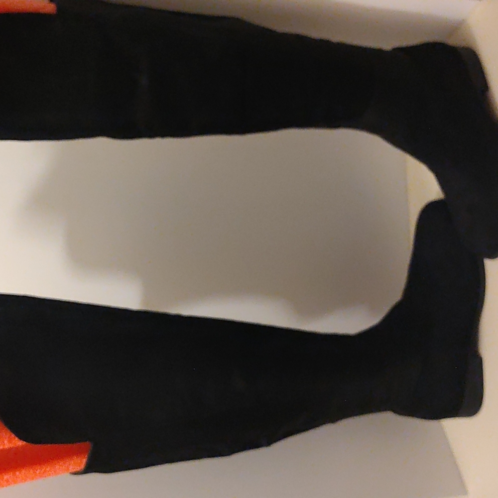 Maurices Ella Black over the knee tall boot